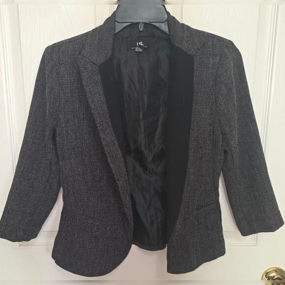 I.N. San Francisco Women's Gray One-Button Blazer Jacket – Size Small - Picture 3 of 4